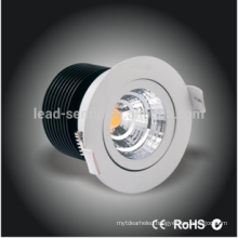 3 Years Warranty Adjustable led recessed downlight for fashion stores